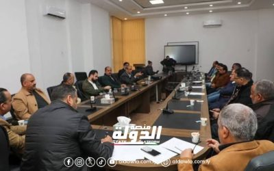 غرفة الطوارئ الرئيسية بوزارة الصحة تعقد اجتماعًا استثنائيًا ببنغازي