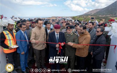 افتتاح مشروع جسر وادي مرقص “لاثرون”