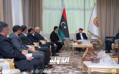 رئيس مجلس النواب يستلم التقرير السنوي لعام 2023 لهيئة الرقابة الإدارية بالمنطقة الشرقية