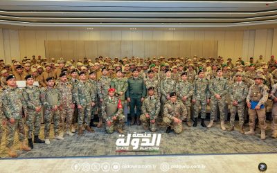 تخريج دفعة جديدة من كتيبة الصاعقة والمظلات التابعة للواء طارق بن زياد المعزز