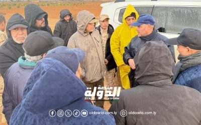 إدارة جهاز مشروع النهر الصناعي تتفقد عمليات الصيانة ببن جواد