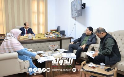 وزارتا المواصلات والعمل تبحثان آليات التعاون المشترك.