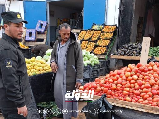 حملة ميدانية تهدف إلى تنظيم سوق الفندق البلدي