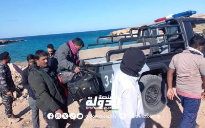 ضبط 15 مهاجرا غير شرعي على متن قارب في سواحل طبرق