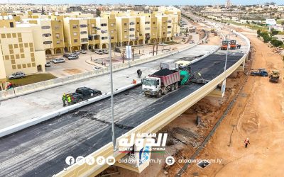 انطلاق أعمال المرحلة الأخيرة من مشروع جسر شهداء 6 يونيو في سرت