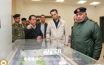 مدير صندوق الإعمار ورئيس الأركان العامة يتفقدان مشروع صيانة مقر كلية الاقتصاد في المرج.