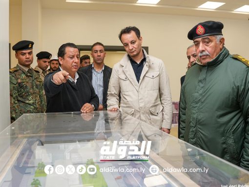 مدير صندوق الإعمار ورئيس الأركان العامة يتفقدان مشروع صيانة مقر كلية الاقتصاد في المرج.