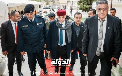 افتتاح مكتب الشؤون القنصلية بمدينة القبة بحضور رسمي كبير.