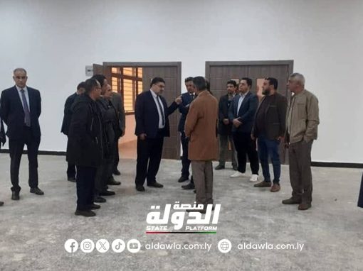 وزير التعليم التقني والفني يجري زيارة ميدانية للمعهد العالي في الزويتينة.