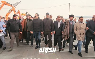 مدير صندوق التنمية والإعمار يدشن مشروع تعبيد وتطوير طريق طبرق مساعد