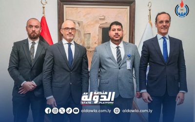 مباحثات لتعزيز التعاون بين مؤسسة النفط والاتحاد الأوروبي