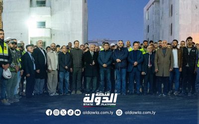 مجلس إدارة المصرف المركزي يتفقد مشروعات درنة