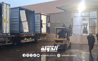 وصول شحنة من الأدوية العامة وأغذية حساسية المعدة لمخازن الإمداد الطبي