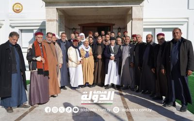 رئيس مجلس النواب يلتقي مع مشايخ وأعيان كافة التركيبات الاجتماعية لمنطقة البطنان