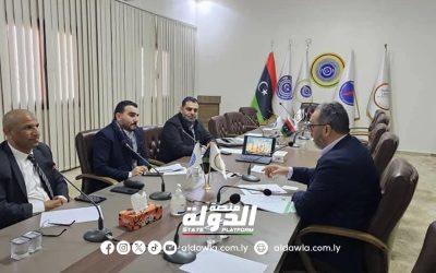 وزارة الكهرباء تستقبل وفدا من الشركة التونسية للخدمات العالمية STSI في بنغازي