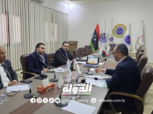 وزارة الكهرباء تستقبل وفدا من الشركة التونسية للخدمات العالمية STSI في بنغازي