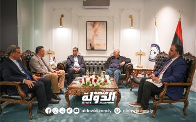 نائب رئيس الوزراء يطلع على سير عمل الاتحاد العام لغرف التجارة والصناعة والزراعة