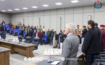 مؤسسة النفط تدشن مشروع توصيل مياه الشرب لمنطقة القنان في مدينة أجدابيا