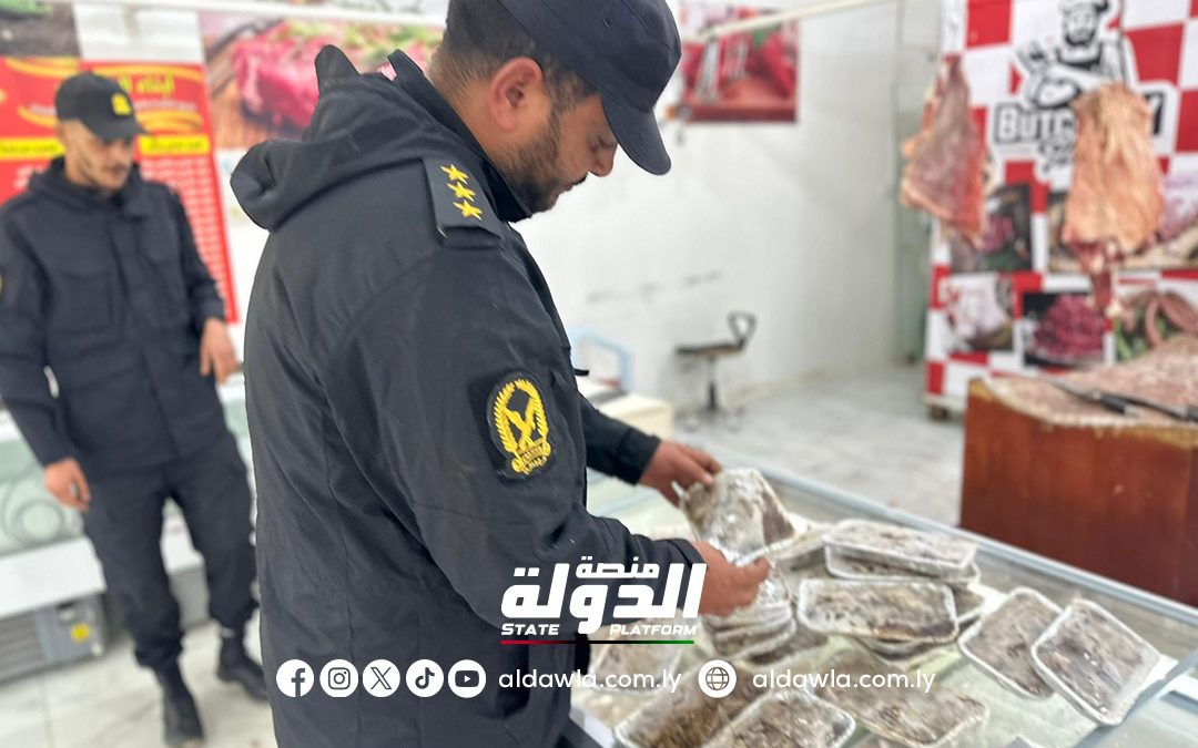 حملة تفتيشية على الأنشطة الخدمية والقصابين في بنغازي