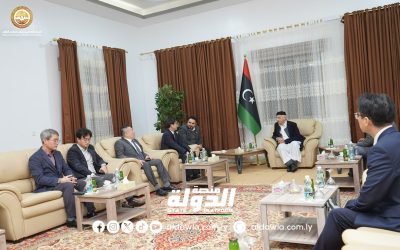 المستشار صالح يبحث مع وفد من جمهورية كوريا الجنوبية سبل تعزيز التعاون المشترك بين البلدين