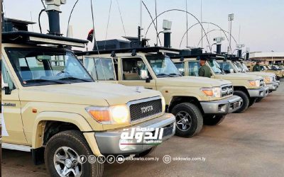 شعبة المخابرة برئاسة أركان القوات البرية تأمن الاتصال بالحقول النفطية التابعة لحرس المنشآت النفطية