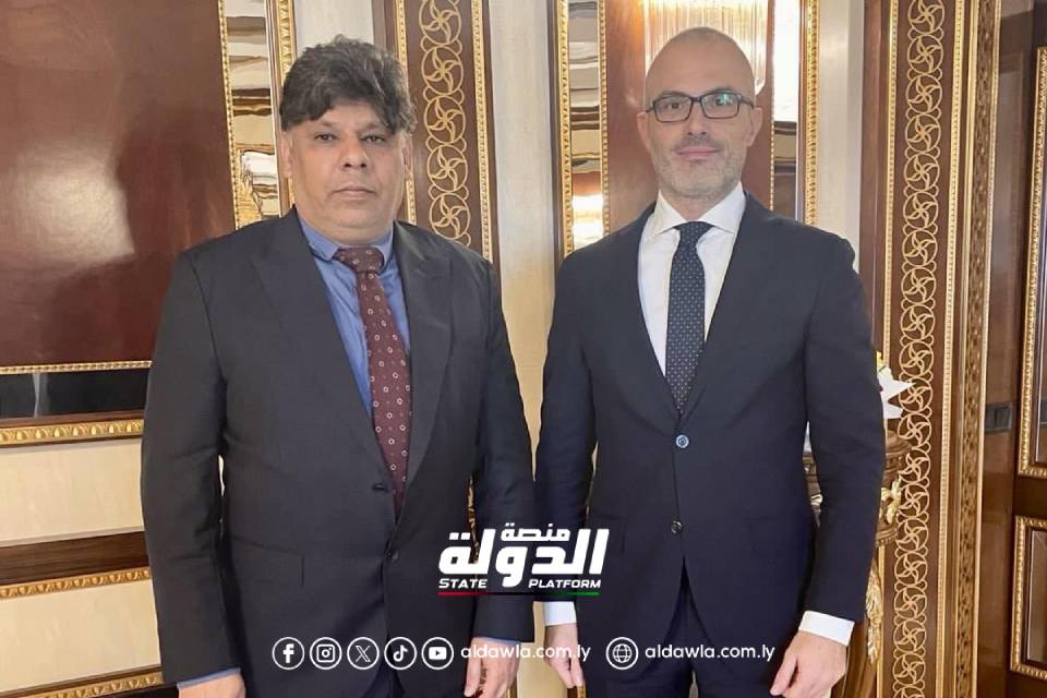 الصور يبحث مع أورلاندو تعزيز دعم ⁧‫الاتحاد الأوروبي‬⁩ لمركز البحوث الجنائية والتدريب