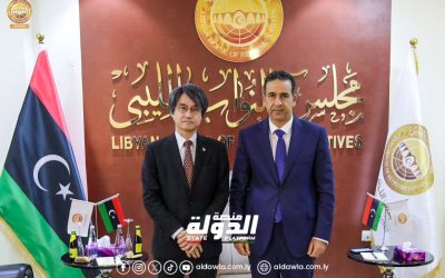 النائب الأول لرئيس مجلس النواب يبحث مع السفير الياباني مستجدات الأوضاع السياسية والتعاون المشترك
