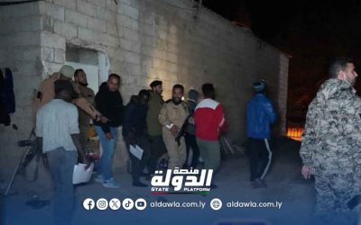 ضبط 46 مهاجرًا غير شرعي بحوزتهم مواد مخدرة وأسلحة بيضاء في منطقة المليطانية