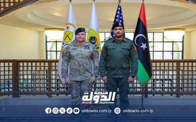 الفريق ركن صدام حفتر يبحث مع أفريكوم التعاون الأمني بين ليبيا وأمريكا