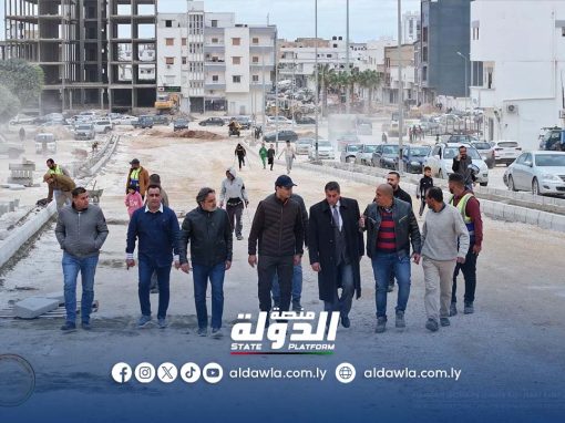 مدير صندوق الإعمار يتفقد مشروع توسعة وتطوير منحدر باب شيحا