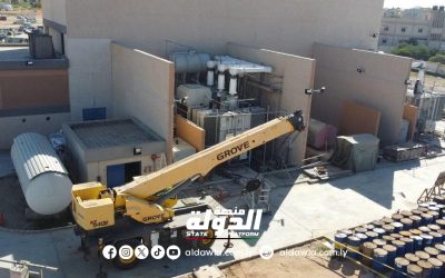 وزارة الكهرباء: نسبة الإنجاز بمشروع محطة الكيش في بنغازي إلى 85%