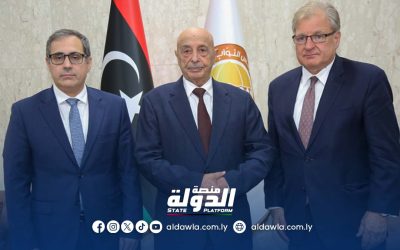 المبعوث الأمريكي يؤكد لرئيس مجلس النواب أهمية تشكيل حكومة واحدة قادرة على إجراء الانتخابات