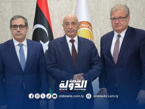 المبعوث الأمريكي يؤكد لرئيس مجلس النواب أهمية تشكيل حكومة واحدة قادرة على إجراء الانتخابات