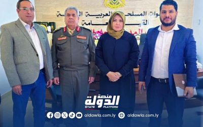 بلعون تبحث مع الفريق الصوصاع ملف حقوق الإنسان في ليبيا