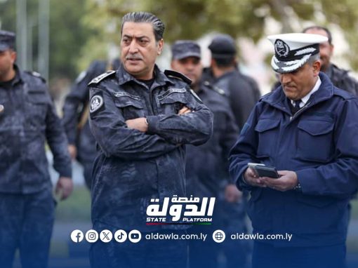 رئيس جهاز البحث الجنائي يشرف على تأمين افتتاح ملعب بنغازي الدولي