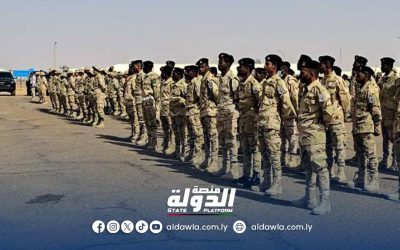 عرض للكتيبة 603 مشاة بكامل عتادها وآلياتها داخل قاعدة تمنهنت الجوية