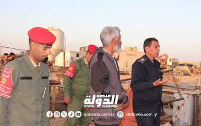 اللجنة الأمنية المشتركة تضبط ممتلكات لشركات نفطية ومصنعا للخمور في مدينة زلة