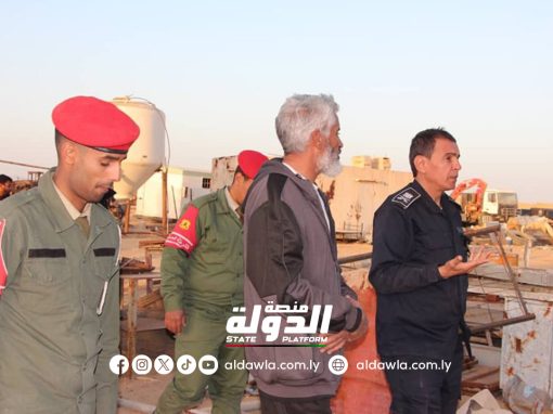 اللجنة الأمنية المشتركة تضبط ممتلكات لشركات نفطية ومصنعا للخمور في مدينة زلة