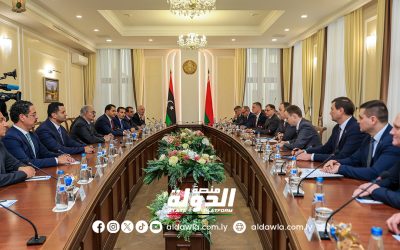 المشير حفتر يبحث مع بيلاروسيا التعاون في المجالات التقنية والاقتصادية والصناعية والزراعية
