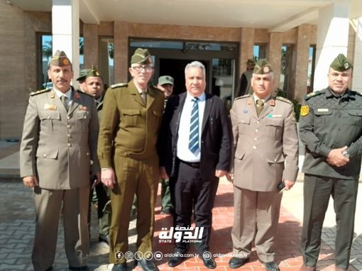 وفد تابع لأركان قوات الدفاع الجوي يزور جرحى القوات المسلحة الليبية