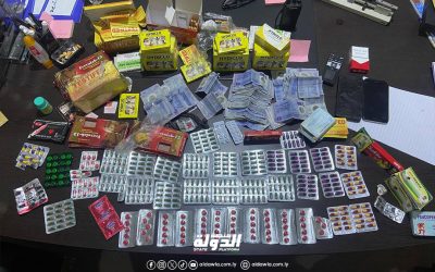 ضبط  5000 قرص مخدر في سبها