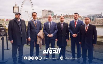 مناقشات هامة بين المهندس بالقاسم والمجموعة البرلمانية البريطانية حول ليبيا