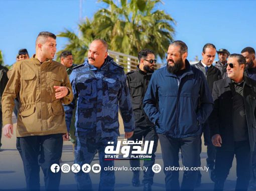 مدير أمن بنغازي الكبرى يتفقد الاستعدادات الأمنية لافتتاح ملعب بنغازي الدولي