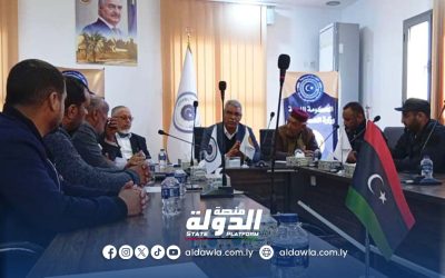 بلدية أوجلة تبحث سبل مكافحة آفة سوسة النخيل الحمراء