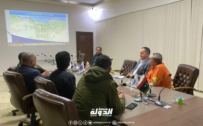 وفد هندسي من شركة ريك إينيرجي يزور بنغازي لتنفيذ مشروع الطاقة الشمسية