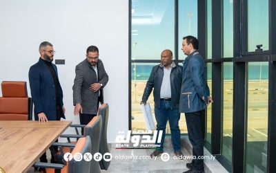 مدير صندوق التنمية يتفقد مشروع إنشاء مبنى محكمة شمال بنغازي