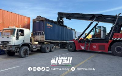 وصول شحنة من المواد الكهربائية إلى ميناء طرابلس البحري