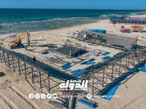 ضمن فعاليات “رمضان بنغازي” …تجهيز ملاعب على شاطئ منطقة الصابري