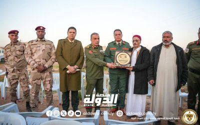 رئاسة أركان القوات البرية تقدم واجب العزاء لأسر الشهداء في إجدابيا وسبها وبنغازي