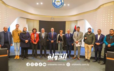 جامعة بنغازي تستقبل وفدا من ممثلي وكالات الأنباء والقنوات الإسبانية